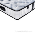 Bonnel en mousse naturelle organique non toxique Matelas à ressorts comprimés plats